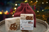 Holiday Artisan Soap – Goat Milk, Beeswax & Honey – Christmas Burlap Bag – Stocking Stuffer