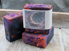 Twilight Sky Lavender Cedarwood Plant Based Essential Oil Soap Handmade Bar Soap