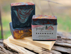 Rustic Handmade Barnwood Soap with Aloe Vera - Plant Based Soap