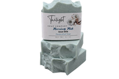 Morning Mist Pure Goat's Milk Soap Creamy Natural Fresh Cotton Handmade Soap