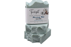 Morning Mist Pure Goat's Milk Soap Creamy Natural Fresh Cotton Handmade Soap