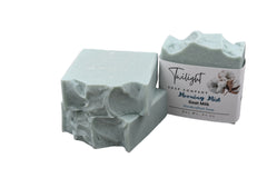 Morning Mist Pure Goat's Milk Soap Creamy Natural Fresh Cotton Handmade Soap