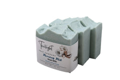 Morning Mist Pure Goat's Milk Soap Creamy Natural Fresh Cotton Handmade Soap