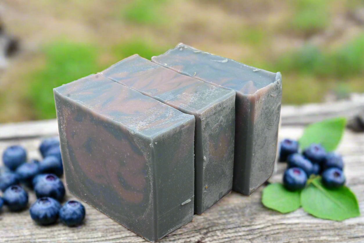 Blueberry Plant Based Natural Aloe Vera Handmade Bar Soap