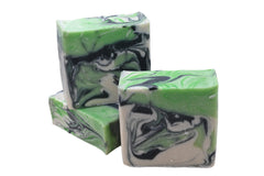 Elf Lime Frost Natural Plant Based Soap with activated Charcoal and Shea Butter