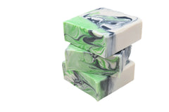 Elf Lime Frost Natural Plant Based Soap with activated Charcoal and Shea Butter