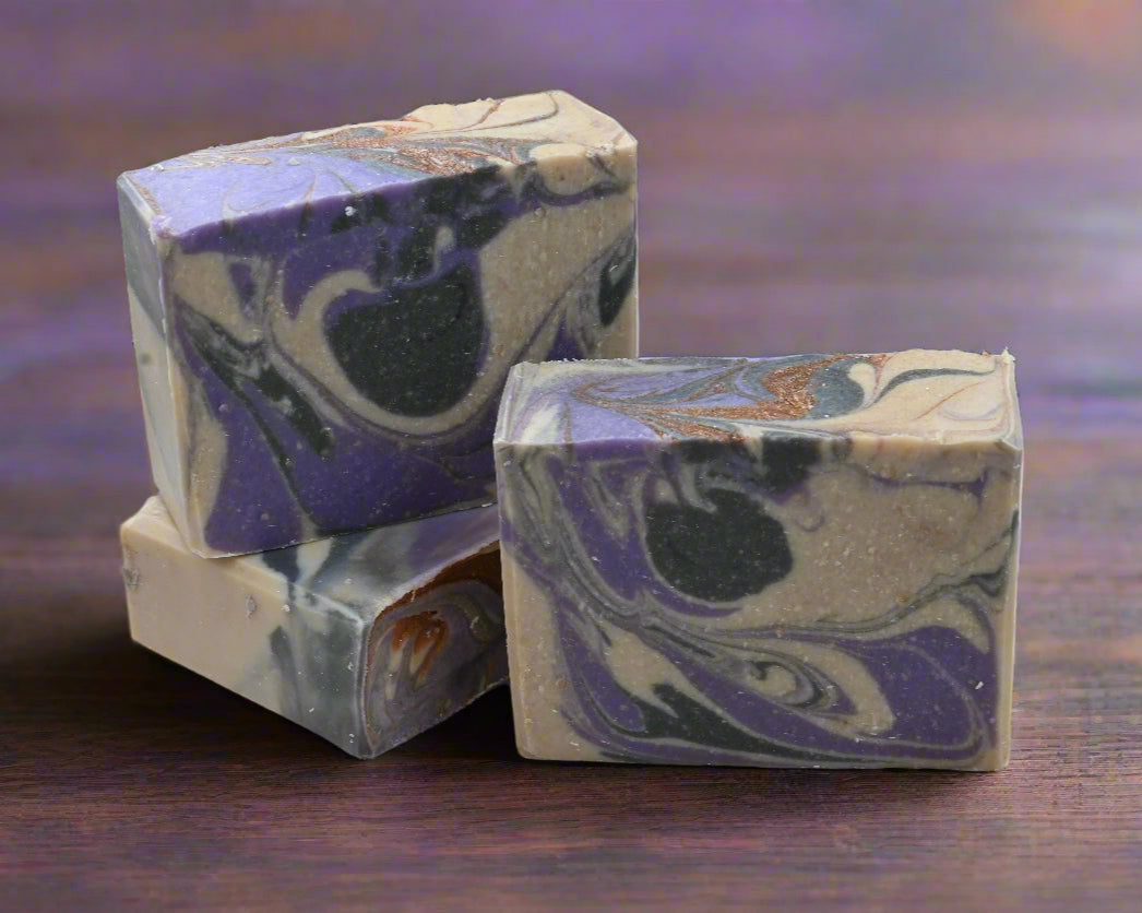 Chocolate Lavender Goat's Milk Colloidal Oatmeal Soap