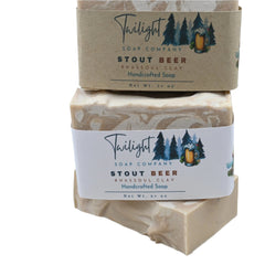 Guinness Extra Stout Beer Soap, with Rhassoul Clay Handmade Bar Soap