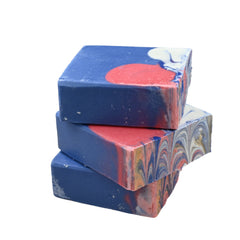 Merry & Bright Blueberry Soap Plant Based Natural Aloe Vera Handmade Bar Soap