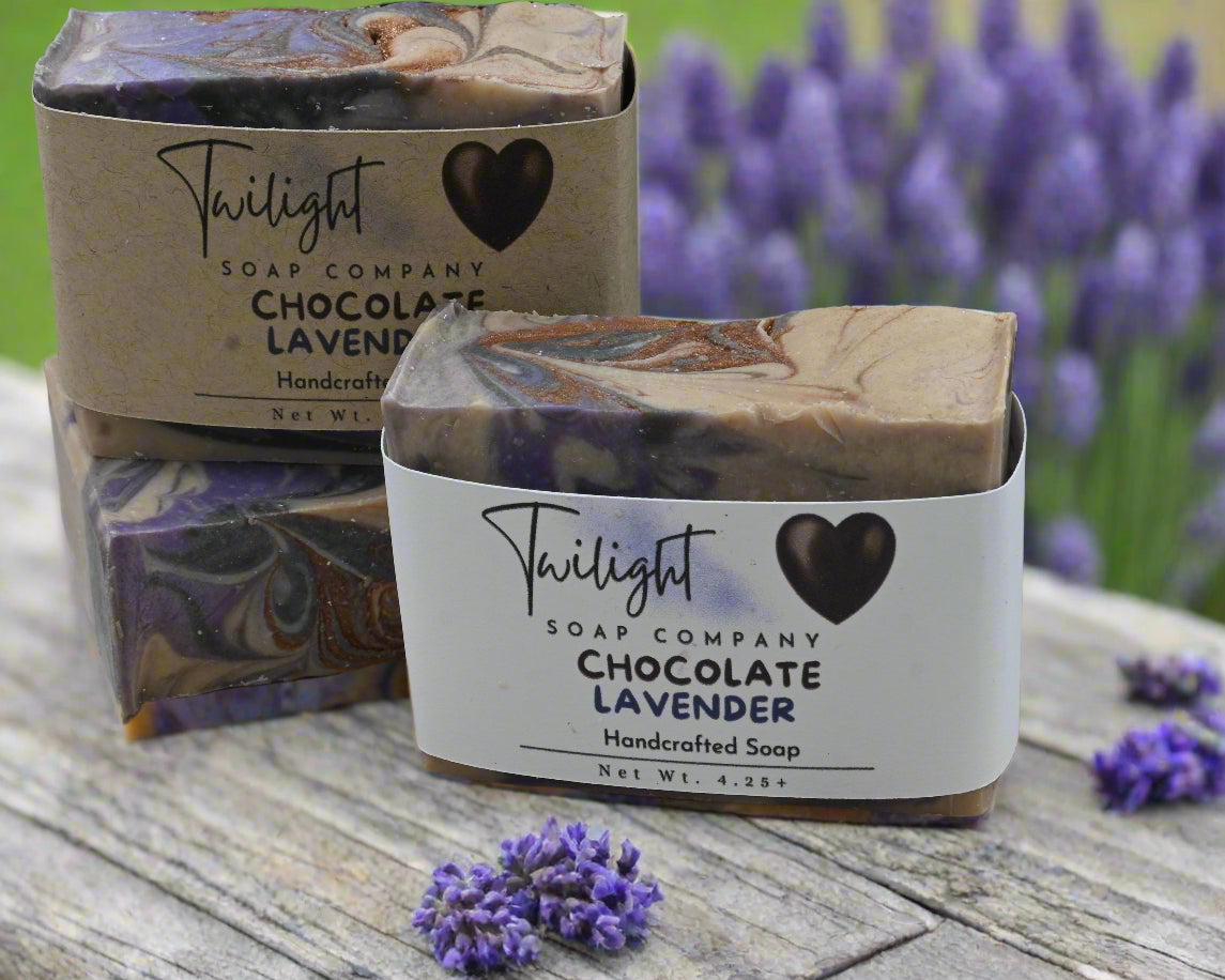Chocolate Lavender Goat's Milk Colloidal Oatmeal Soap