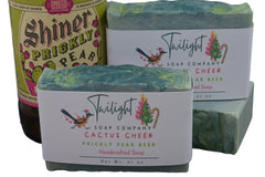Cactus Cheer BEER Prickly Pear Soap, with Rhassoul Clay Handmade Bar Soap