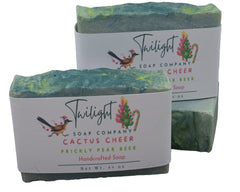 Cactus Cheer BEER Prickly Pear Soap, with Rhassoul Clay Handmade Bar Soap