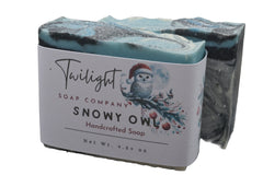 Christmas Soap Gift Set – Snowy Owl, Polar Frost, Winter Frost, Merry Cherry – Handmade Holiday Bars