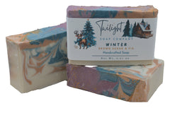 Winter Brown Sugar and Fig Holiday Handmade Bar Soap