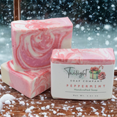 Holiday Soap Peppermint Bar Soap With Shea Butter an Aloe