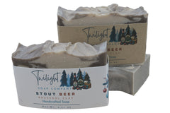 Guinness Extra Stout Beer Soap, with Rhassoul Clay Handmade Bar Soap