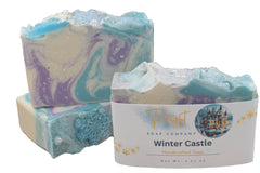 Winter Castle Plant Based Natural Aloe Vera Handmade Bar Soap in Organza Gift Bag