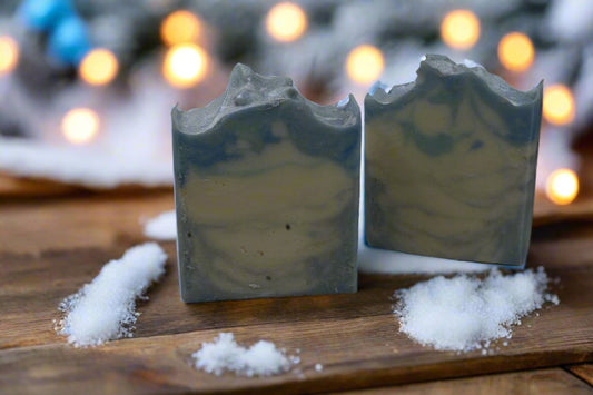 Frost and Snowdrops Handmade Bar Soap