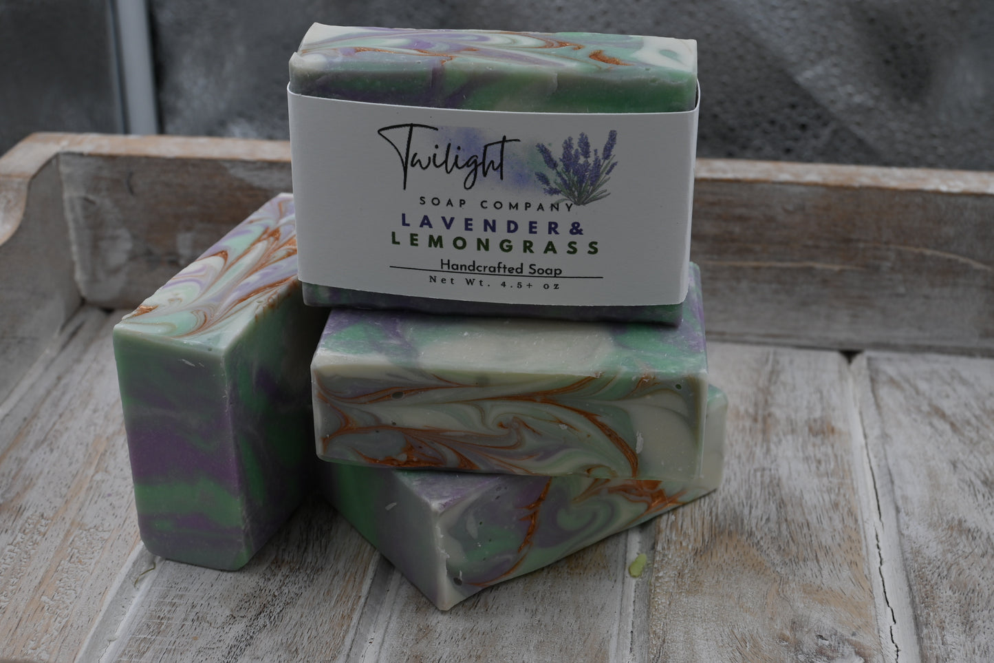 Lavender Woods and Lemongrass Handmade Bar Soap