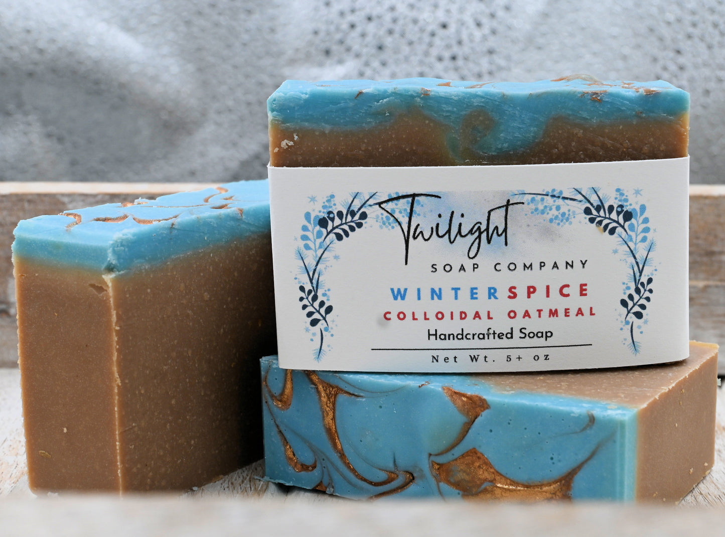 Winter Spice Handmade Bar Soap with Colloidal Oatmeal