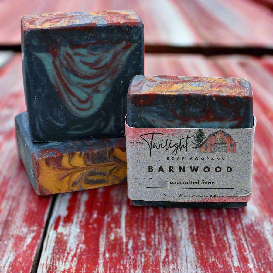 Rustic Handmade Barnwood Soap with Aloe Vera - Plant Based Soap