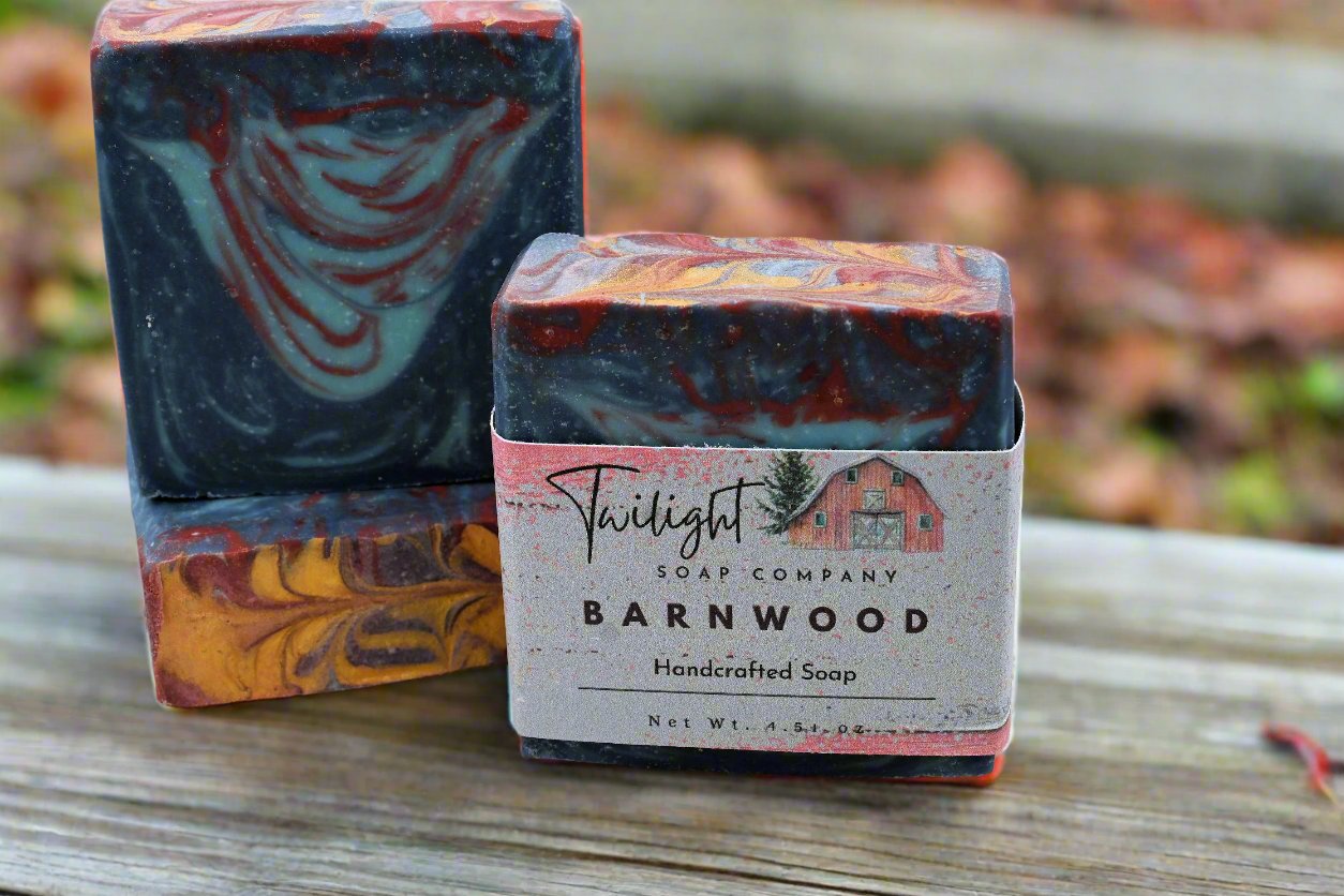 Rustic Handmade Barnwood Soap with Aloe Vera - Plant Based Soap