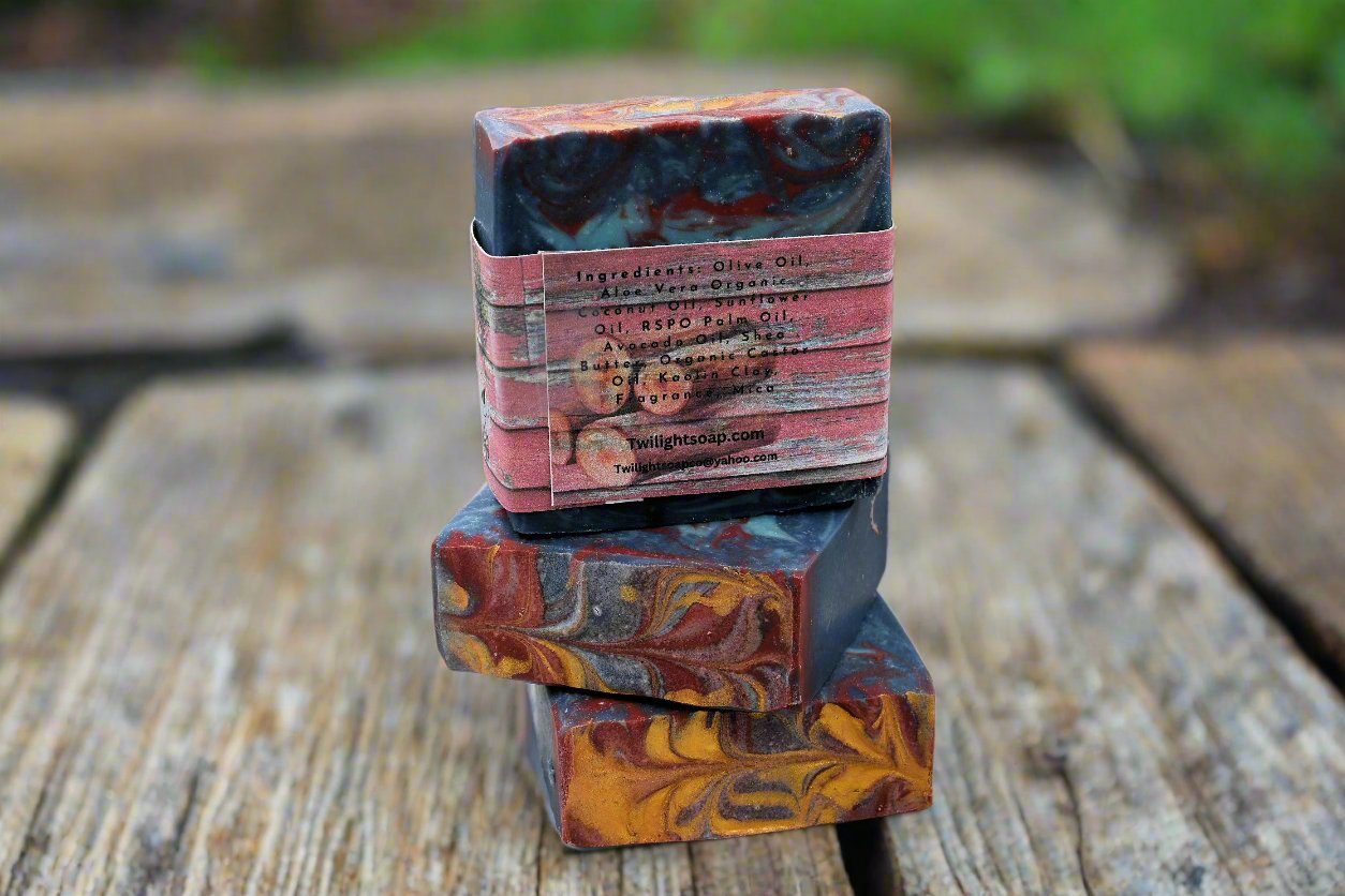 Rustic Handmade Barnwood Soap with Aloe Vera - Plant Based Soap