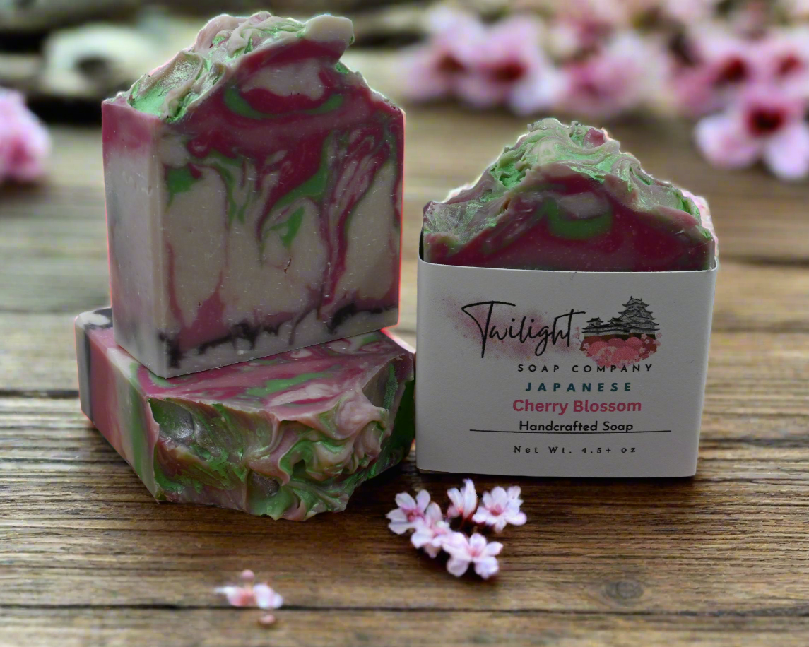 Japanese Cherry Blossom Plant Based Handmade Bar Soap