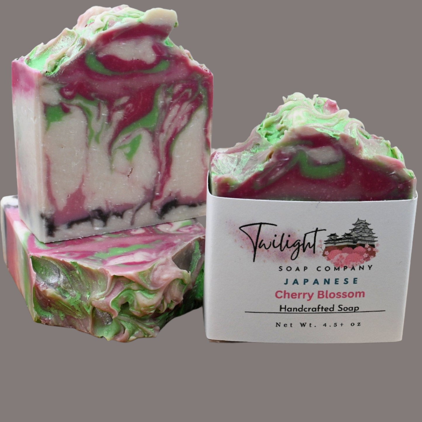 Japanese Cherry Blossom Plant Based Handmade Bar Soap