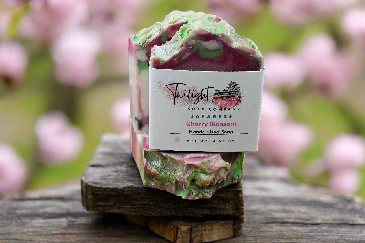 Japanese Cherry Blossom Plant Based Handmade Bar Soap