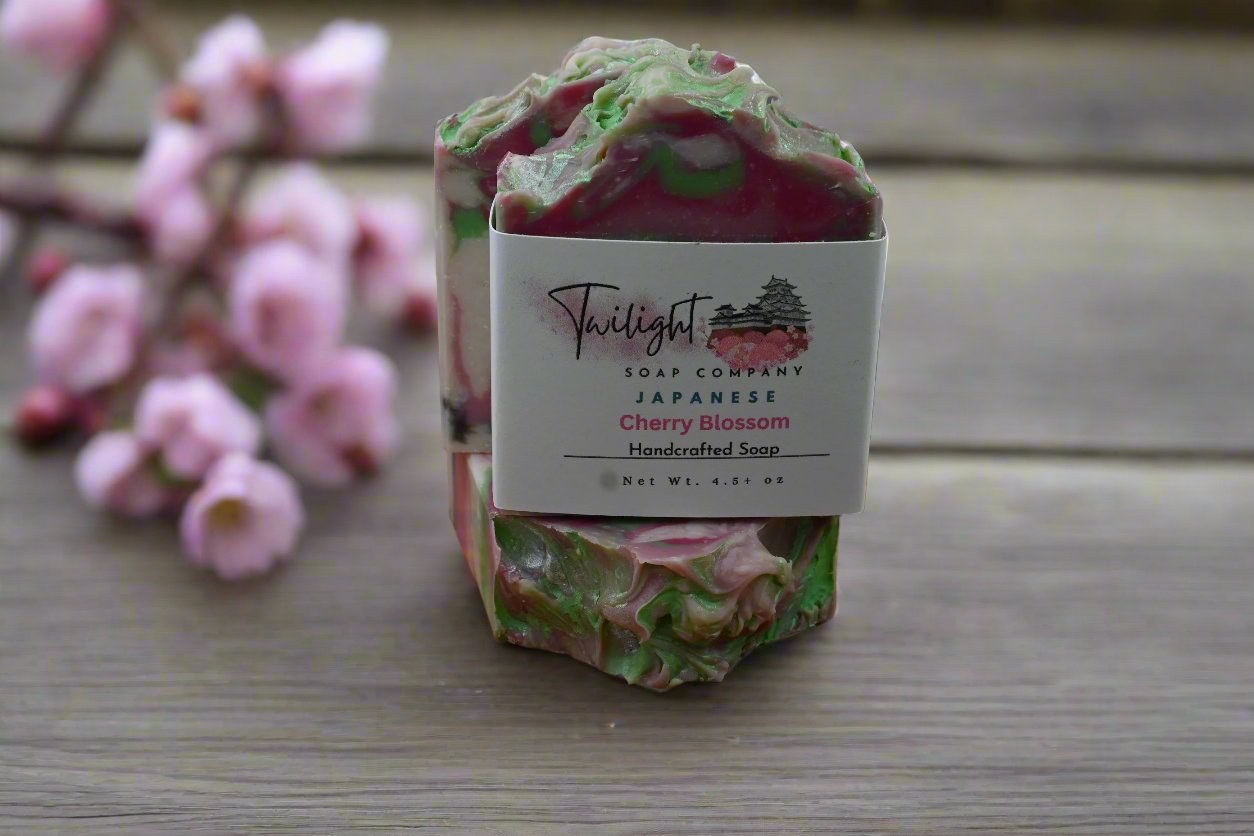 Japanese Cherry Blossom Plant Based Handmade Bar Soap