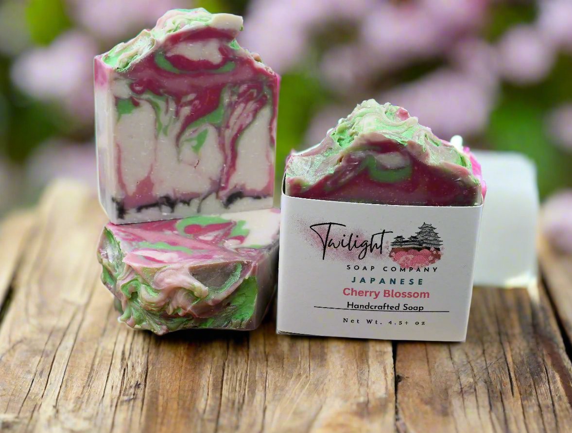 Japanese Cherry Blossom Plant Based Handmade Bar Soap