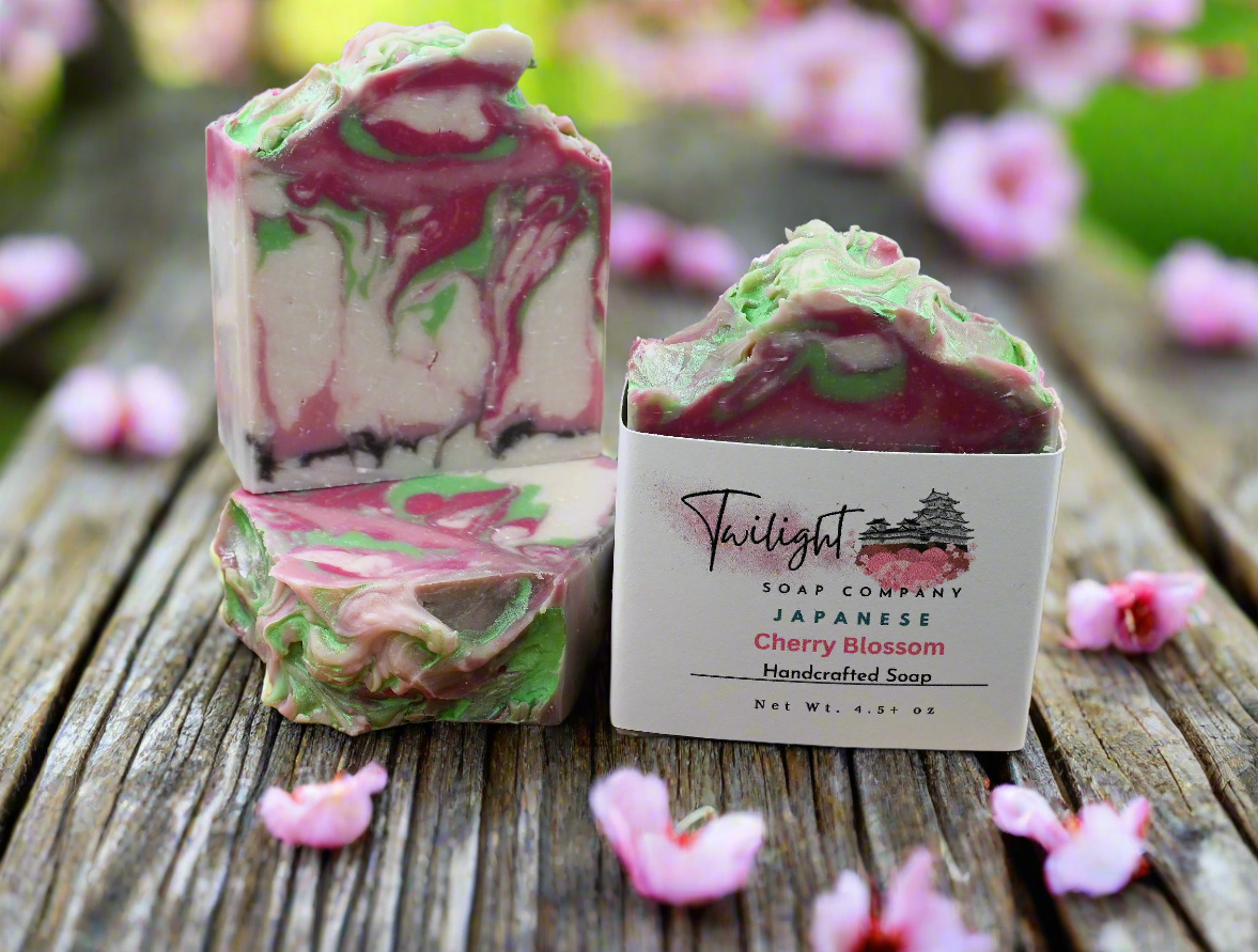 Japanese Cherry Blossom Plant Based Handmade Bar Soap