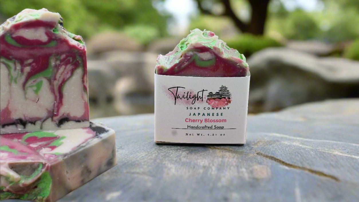 Japanese Cherry Blossom Plant Based Handmade Bar Soap