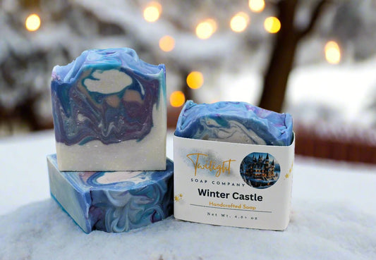 Winter Castle Plant Based Natural Aloe Vera Handmade Bar Soap