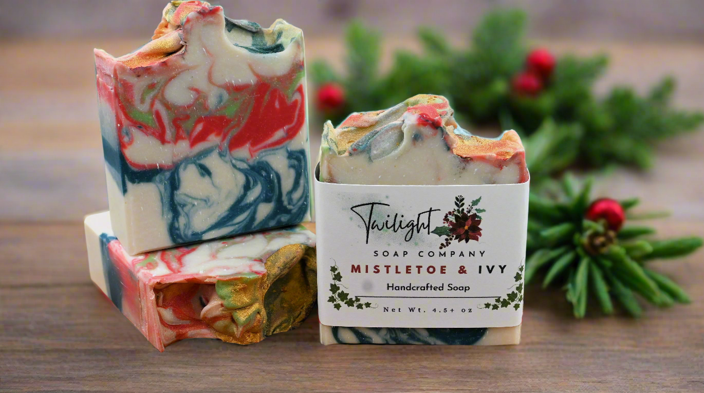 Mistletoe & Ivy Plant Based Natural Aloe Vera Handmade Bar Soap