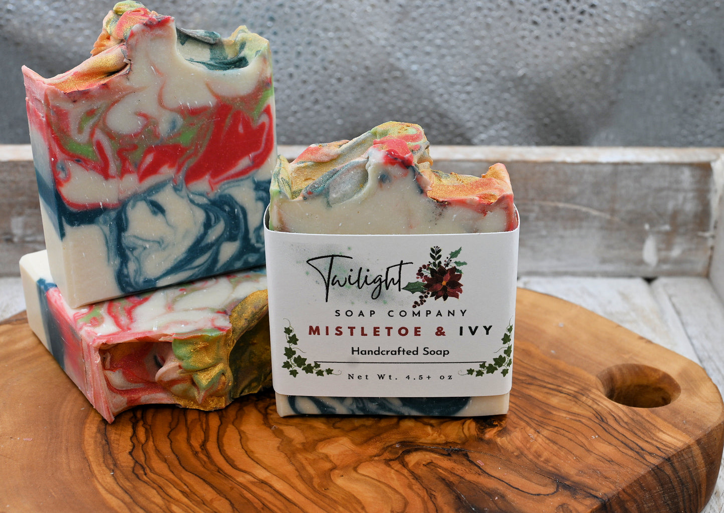 Mistletoe & Ivy Plant Based Natural Aloe Vera Handmade Bar Soap