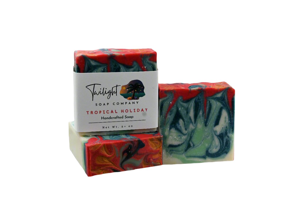 Tropical Holiday Plant Based Natural Aloe Vera Handmade Bar Soap