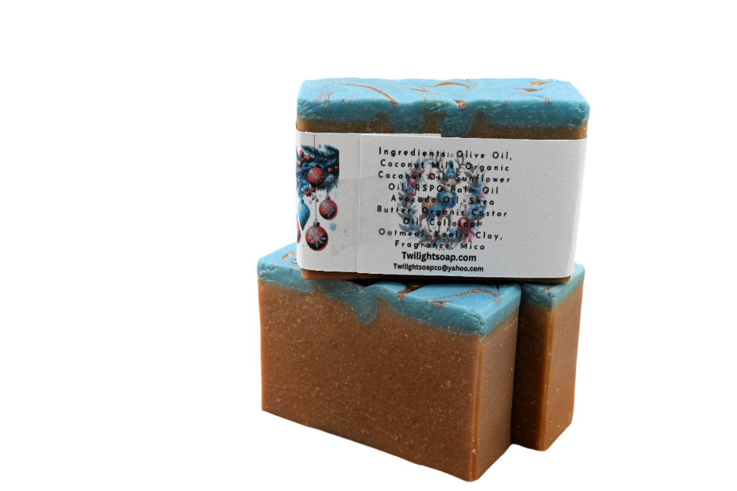 Winter Spice Holiday Handmade Bar Soap with Colloidal Oatmeal