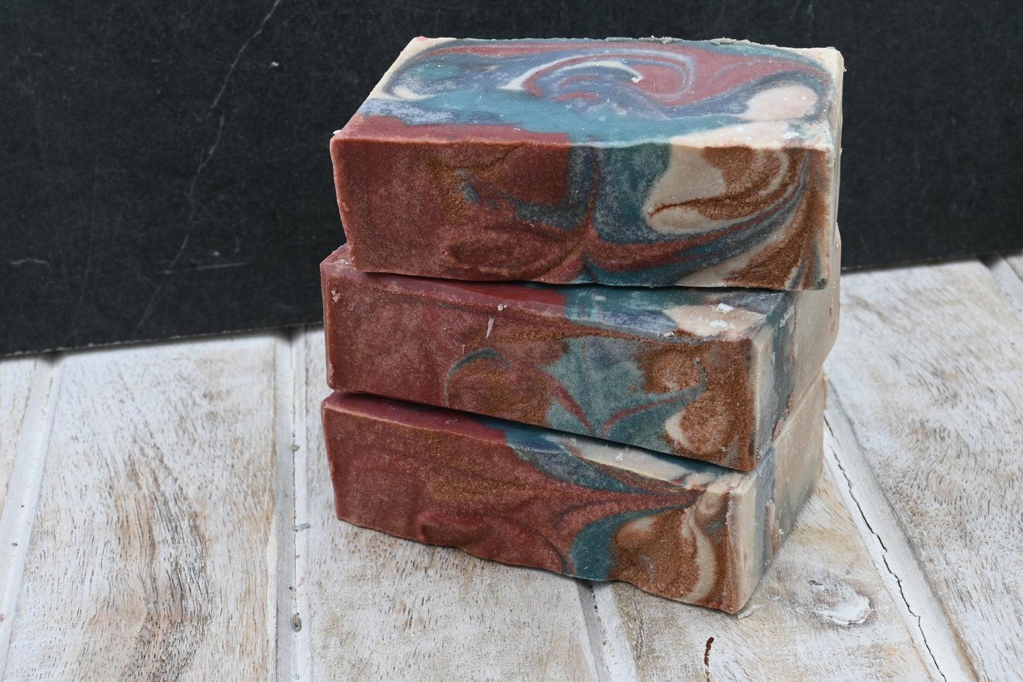 Bourbon Wood Soap, Plant Based Natural Aloe Vera Handmade Bar Soap