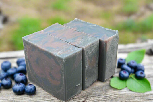 Blueberry Plant Based Natural Aloe Vera Handmade Bar Soap