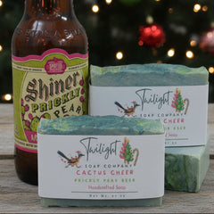 Cactus Cheer BEER Prickly Pear Soap, with Rhassoul Clay Handmade Bar Soap