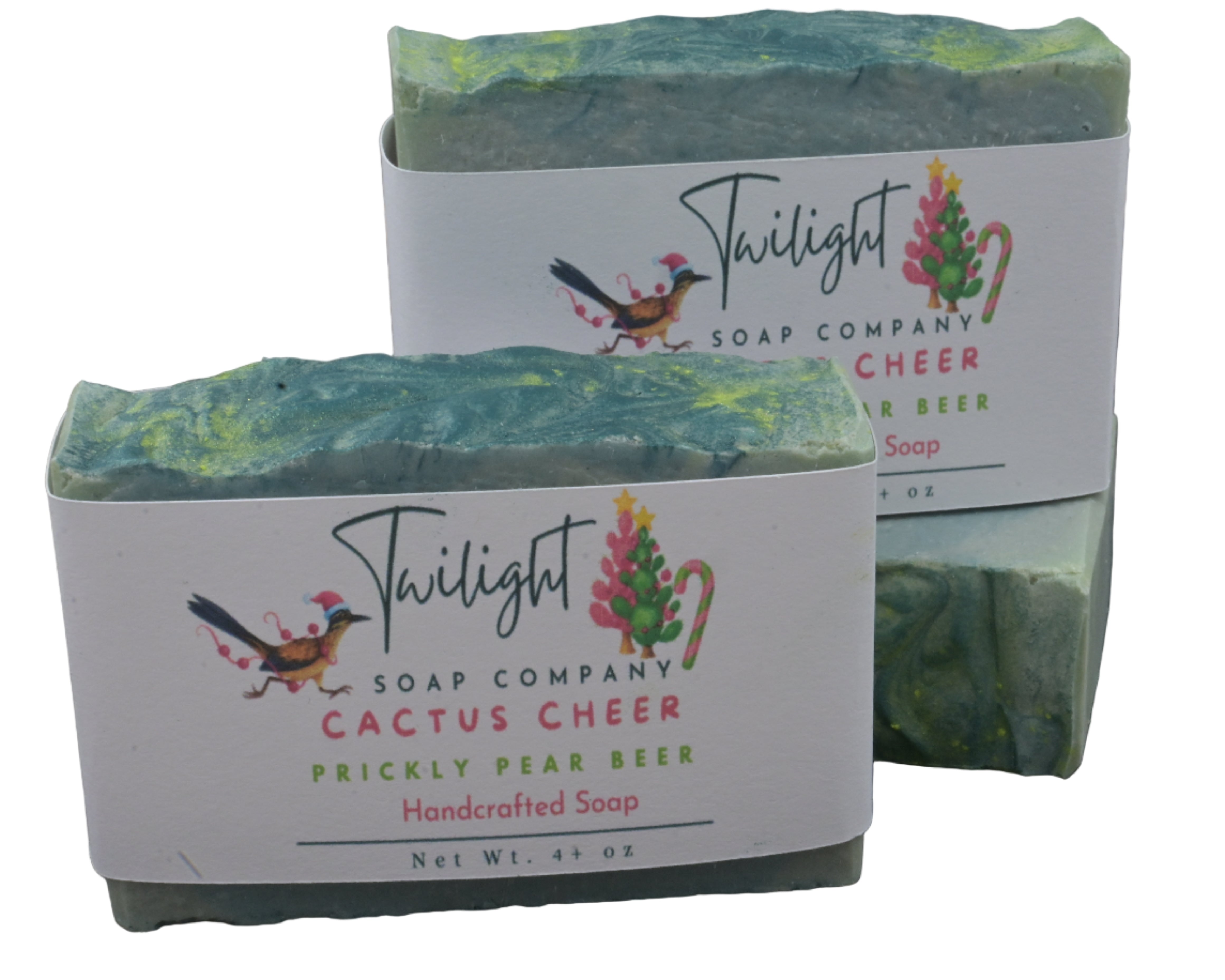 Cactus Cheer BEER Prickly Pear Soap, with Rhassoul Clay Handmade Bar Soap