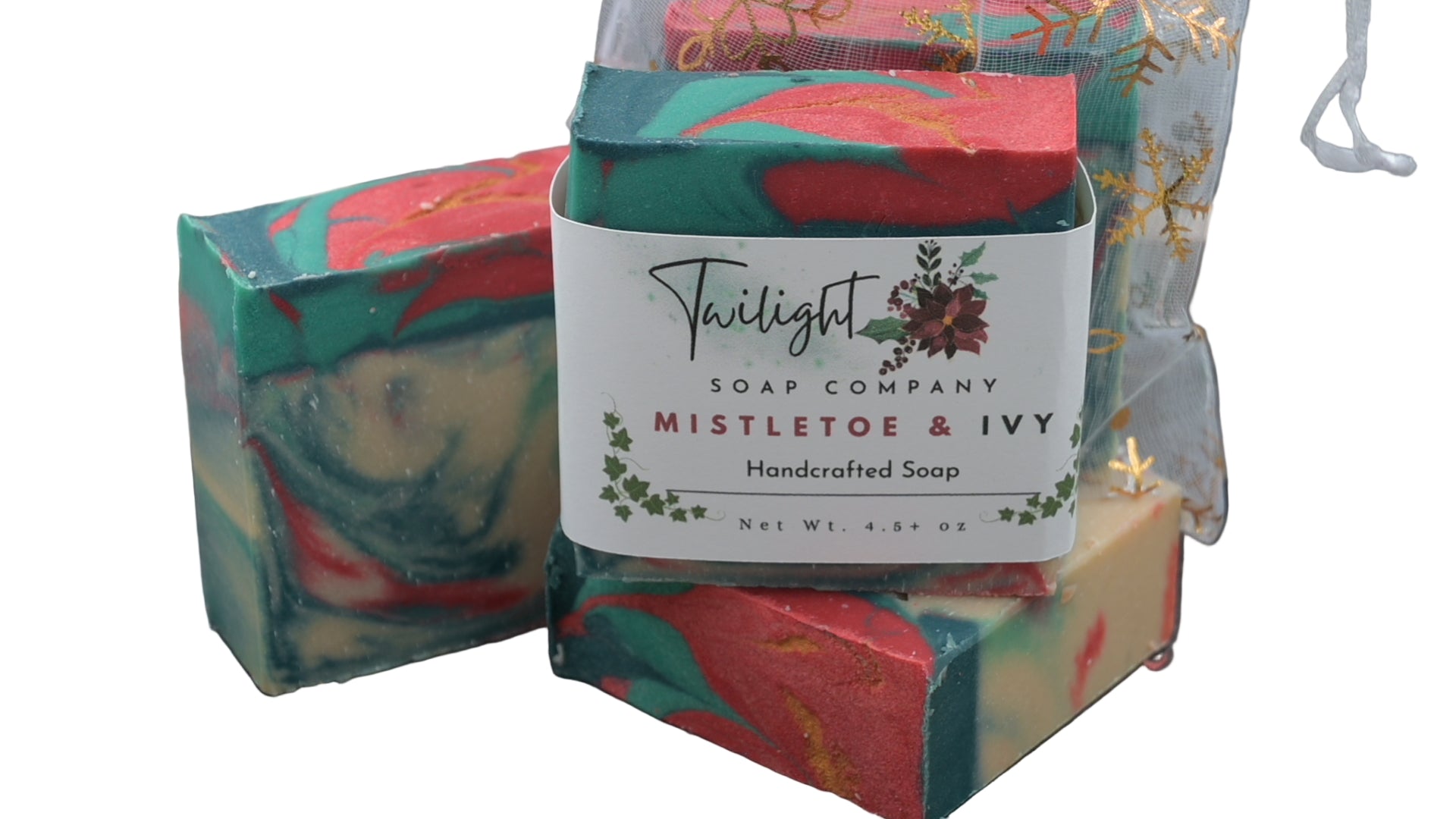 Mistletoe & Ivy Plant Based Natural Aloe Vera Handmade Bar Soap