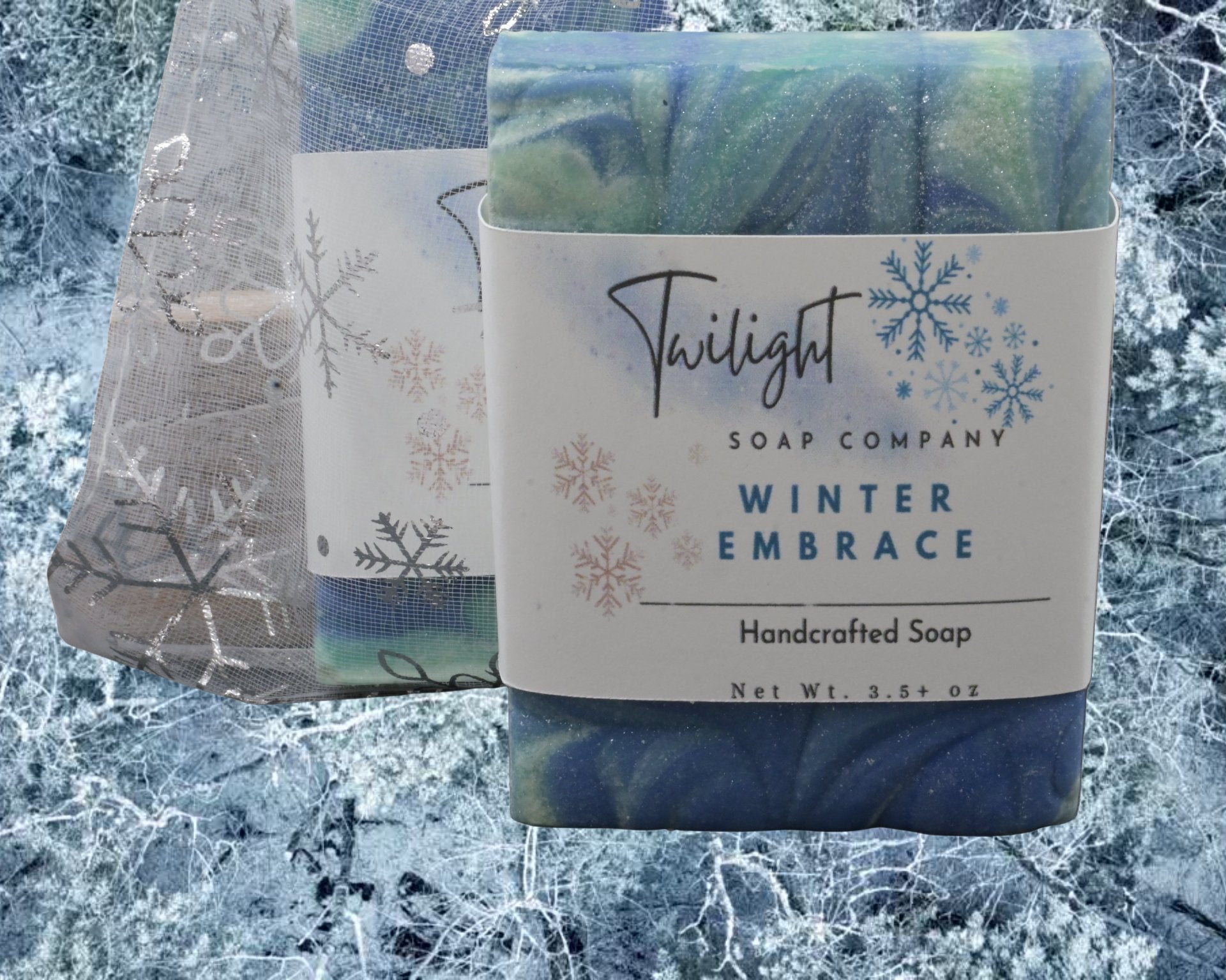 Winter Embrace Plant Based Natural Aloe Vera Handmade Bar Soap