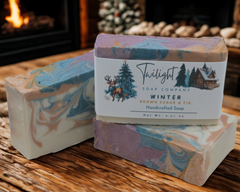 Winter Brown Sugar and Fig Holiday Handmade Bar Soap