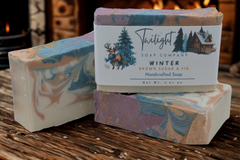Winter Brown Sugar and Fig Holiday Handmade Bar Soap