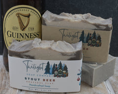 Guinness Extra Stout Beer Soap, with Rhassoul Clay Handmade Bar Soap