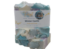 Winter Castle Plant Based Natural Aloe Vera Handmade Bar Soap in Organza Gift Bag